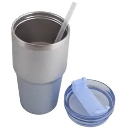 600ml Sparkle Vacuum Open Silver